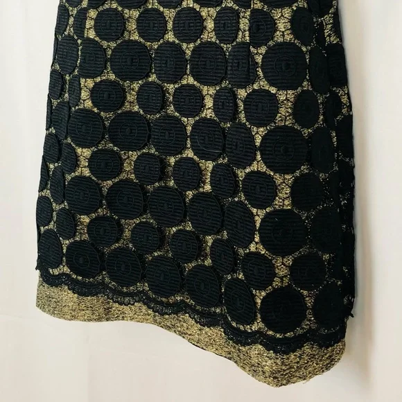 Milly Lace overlay sleeveless sheath mini dress 4 - Picture 2 of 16